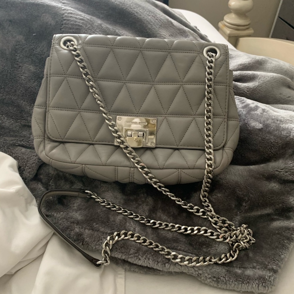 Michael Kors Gray Crossbody Bag
